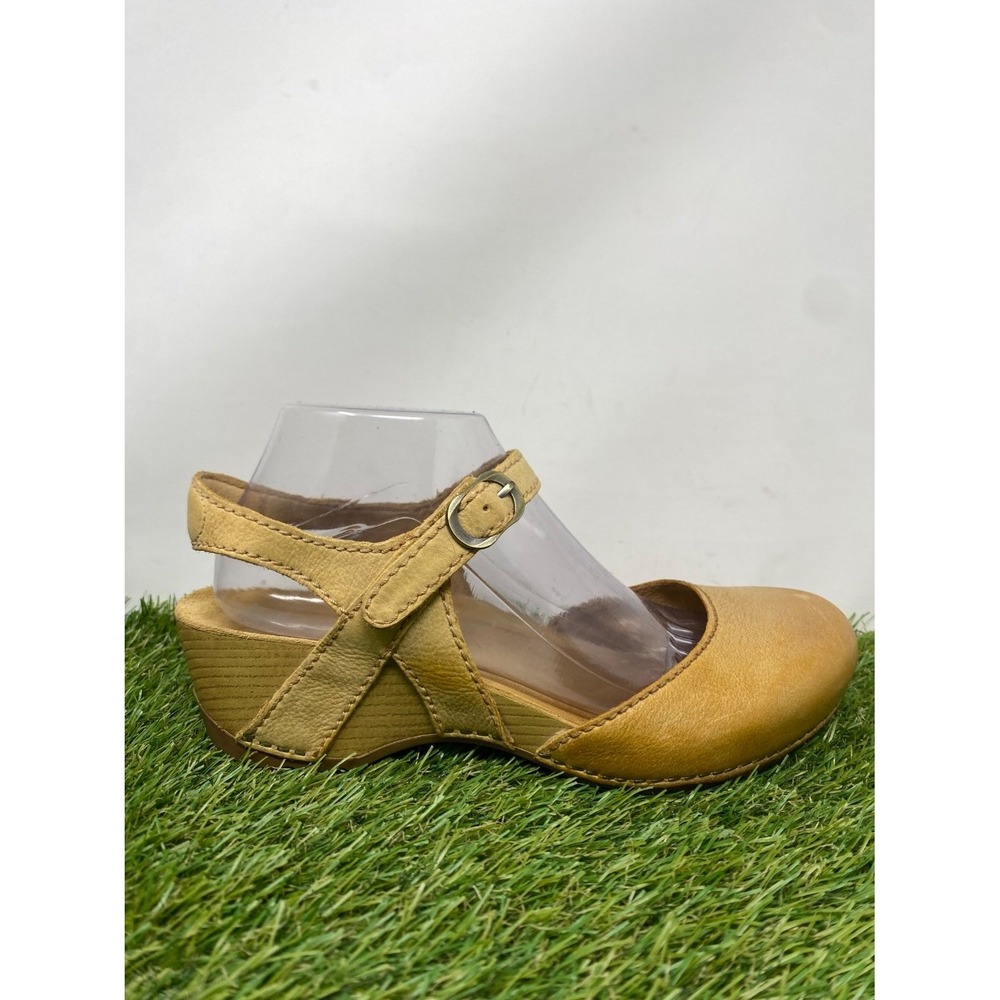 Dansko Sandals Tiffani Womens Casual Tan Milled Burnished Leather EU 41 SIZE 10